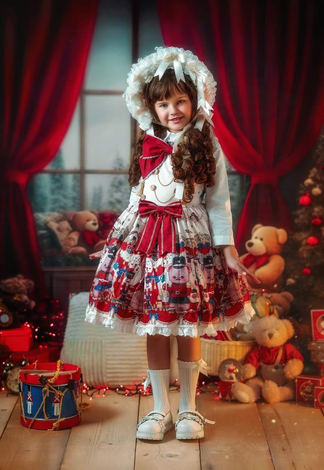 Kate Sapin de Noël Cadeaux Hiver Intérieur Toile de fond Conçu par Chain Photographie - Kate Backdrop FR