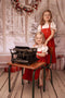 Kate Noël Cheminée Blanc Cadeaux Fenêtre Ensemble de chambre - Kate Backdrop FR