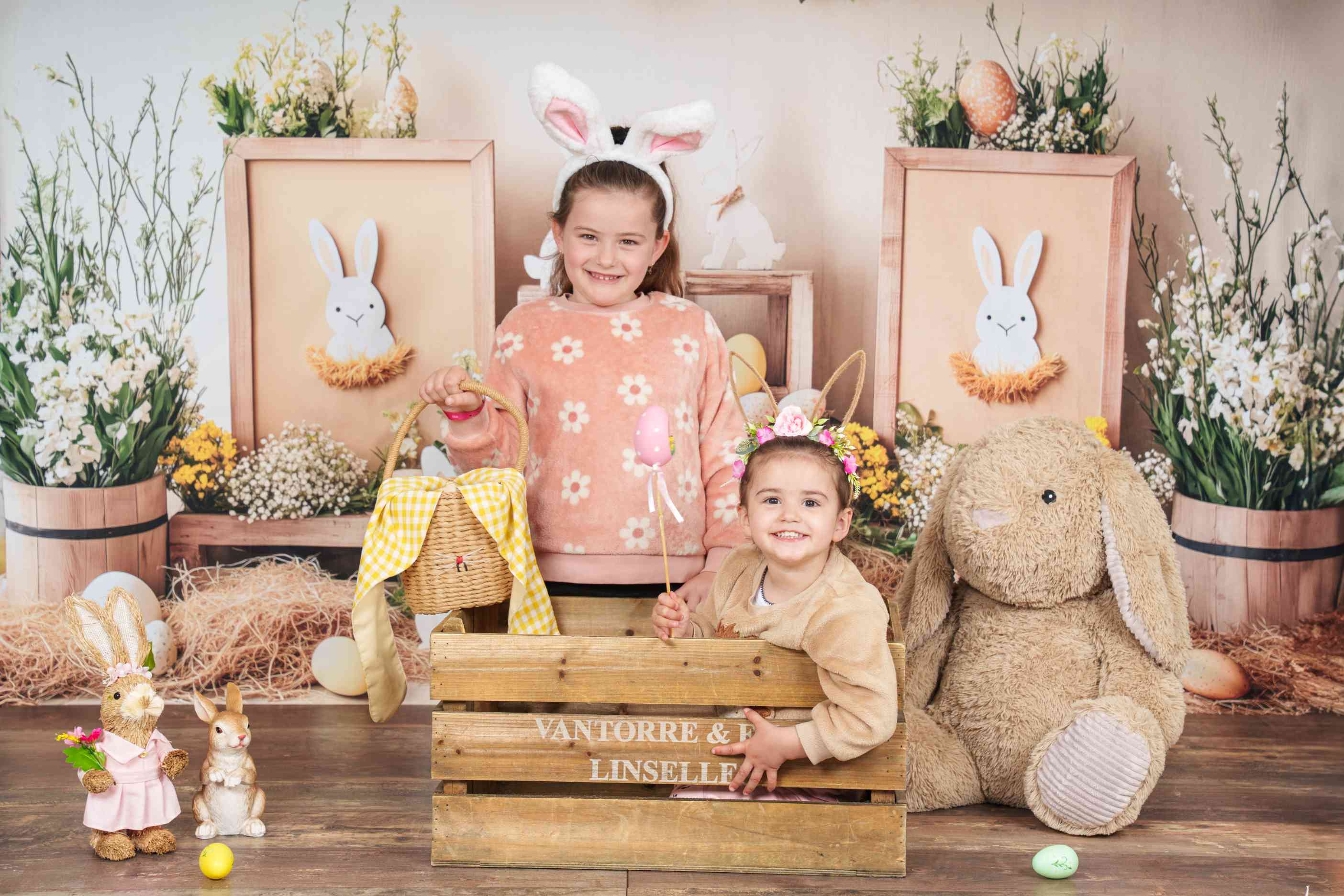 Kate Lapin Oeufs de Pâques Rustique Toile de fond conçue par Patty Roberts