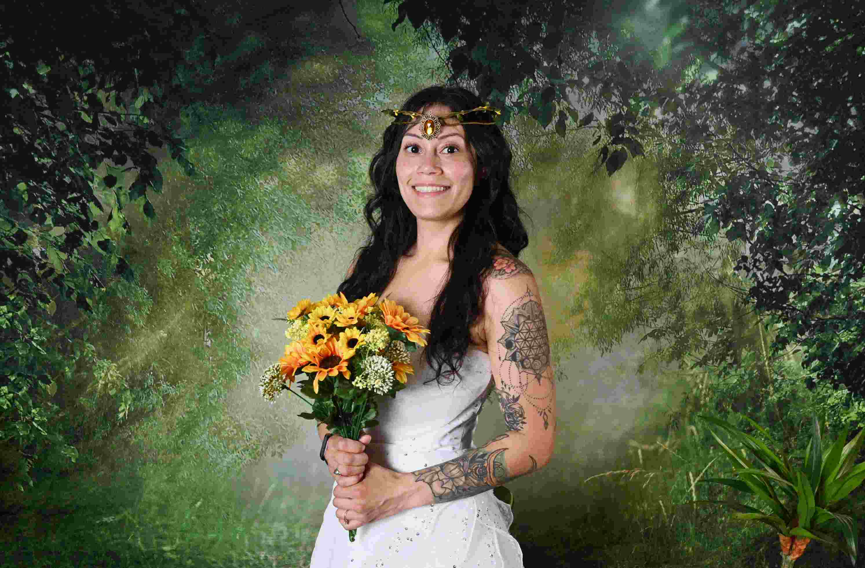 Kate Printemps Vert Jungle Forêt Toile de fond Conçu par Chain Photographie - Kate Backdrop FR