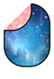 Kate Double-face Ciel Étoile Nuit/Rose Bokeh Toile de fond Pliable 5x6.5pi(1.5x2m) - Kate Backdrop FR