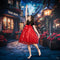 Kate Saint Valentin Nuit Romantique Village Toile de fond conçue par Emetselch - Kate Backdrop FR