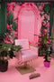 Kate Mur Tropical Plante Poupée Toile de fond conçu par Ashley Paul - Kate Backdrop FR
