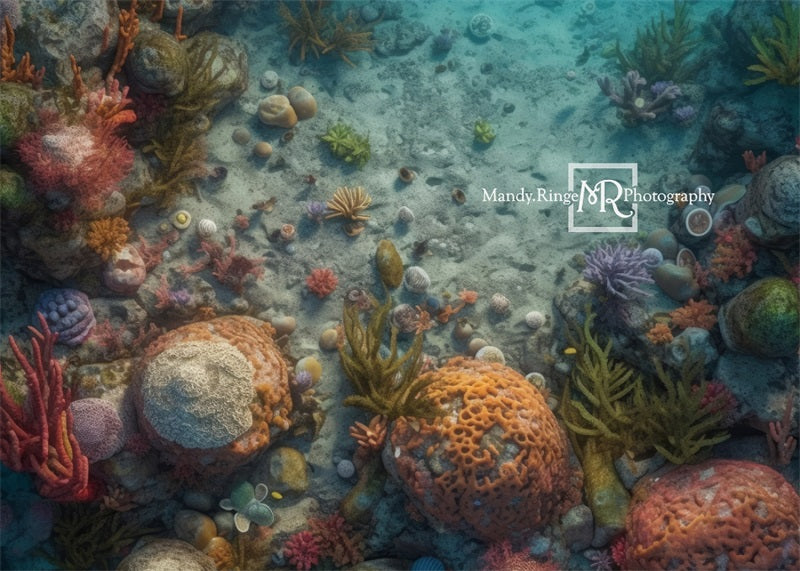 Kate Tapis de sol en caoutchouc Sous-marin Océan conçu par Mandy Ringe Photography