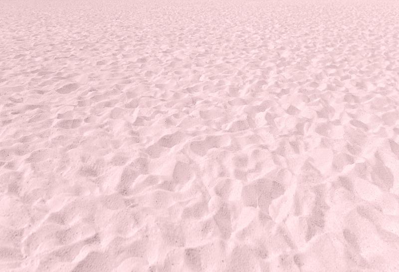 Kate Tapis de sol en caoutchouc Rose Plage de sable