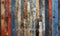 Kate Coloré Bois Rustique Rayé Tapis de sol en Caoutchouc conçue par Laura Bybee - Kate Backdrop FR