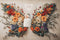 Kate Nouveau-né Fleur Papillon Tapis de sol en caoutchouc - Kate Backdrop FR