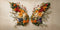 Kate Nouveau-né Fleur Papillon Tapis de sol en caoutchouc - Kate Backdrop FR