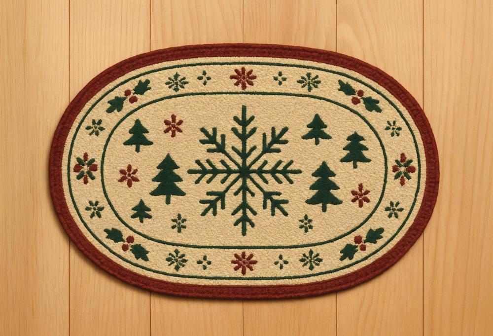 Kate Bois Tapis Sapin Noël Tapis de sol en Caoutchouc pour la photographie