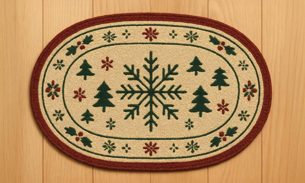 Kate Bois Tapis Sapin Noël Tapis de sol en Caoutchouc pour la photographie