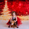 Kate Bokeh Noël Festival Fête Rouge Arbre doré scintillant Toile de fond pour la photographie - Kate Backdrop FR