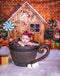 Kate Décorations Maison de pain d'épice Bois Noël pour la photographie - Kate Backdrop FR