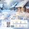 Kate Hiver Neige Maison Extérieur Kit Photo - Kate Backdrop FR