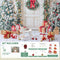 Kate Hiver Porte en bois Noël Cadeaux Blanc Kit Photo