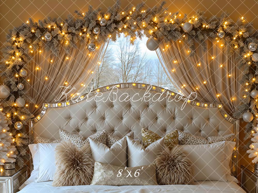 Kate Noël Chambre Tête de lit Lumières Toile de fond conçue par Mini MakeBelieve