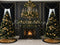 Kate Noël Sapins Cheminée Bougies Noir Toile de fond conçue par Ashley Paul
