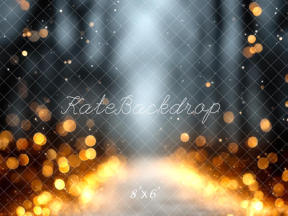 Kate Lumière Bokeh Or Gris Toile de fond conçue par Mini MakeBelieve - Kate Backdrop FR
