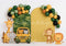 Kate Jungle Jeep Animaux Ballons Toile de fond conçue par Mini MakeBelieve