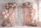 FLASH #1 Kate Mariage Fleurs Ballons Porte Rose Toile de fond conçue par Ashley Paul