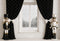 Kate Noël Casse-Noisette Rideaux Noir Toile de fond conçue par Ashley Paul - Kate Backdrop FR