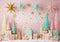 Kate Noël Étoiles Cadeaux Pastel Toile de fond conçue par Patty Roberts
