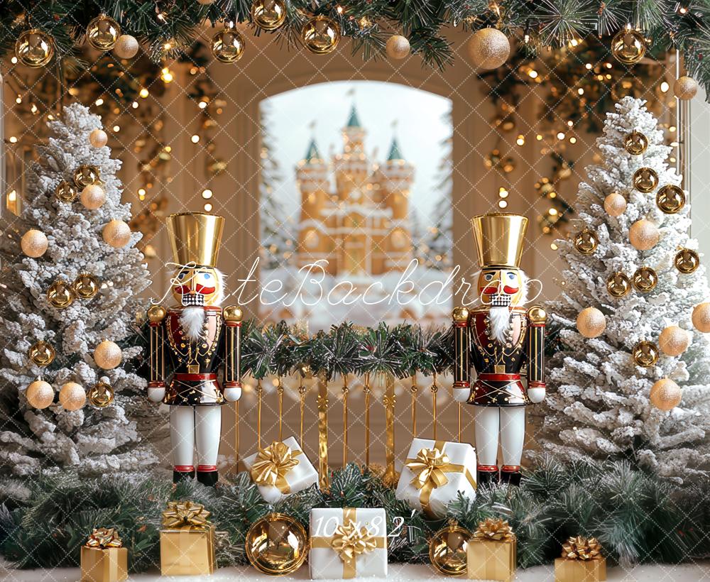 Kate Noël Casse-Noisette Décors Cadeaux Toile de fond conçue par Mini MakeBelieve - Kate Backdrop FR