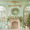 Kate Noël Cheminée Sapin Cadeaux Toile de fond conçue par Emetselch - Kate Backdrop FR