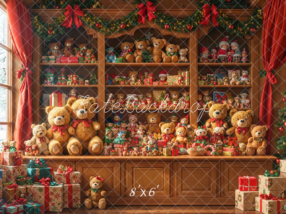 Kate Noël Ours en Peluche Cadeaux Toile de fond conçue par Emetselch - Kate Backdrop FR