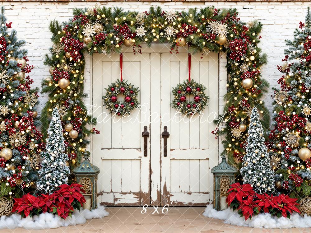 Kate Noël Porte Arbres Guirlandes Toile de fond conçue par Emetselch - Kate Backdrop FR