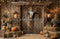 Kate Automne Grange Citrouilles Foin Toile de fond en Laine conçue par Emetselch