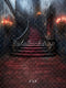 Kate Halloween Escalier Gothique Toile de fond en Laine conçue par Emetselch