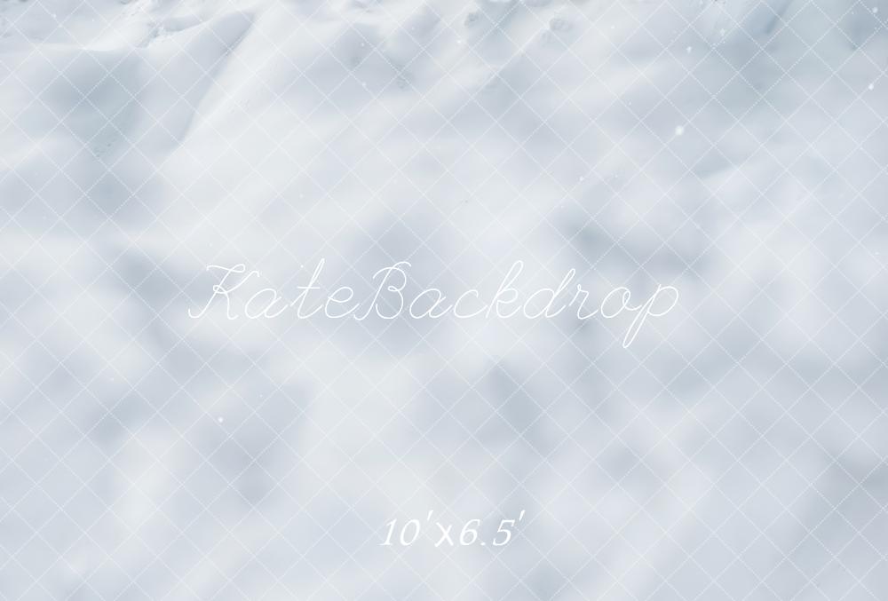 Kate Neige Blanche Texture Toile de fond en Laine conçue par Emetselch - Kate Backdrop FR