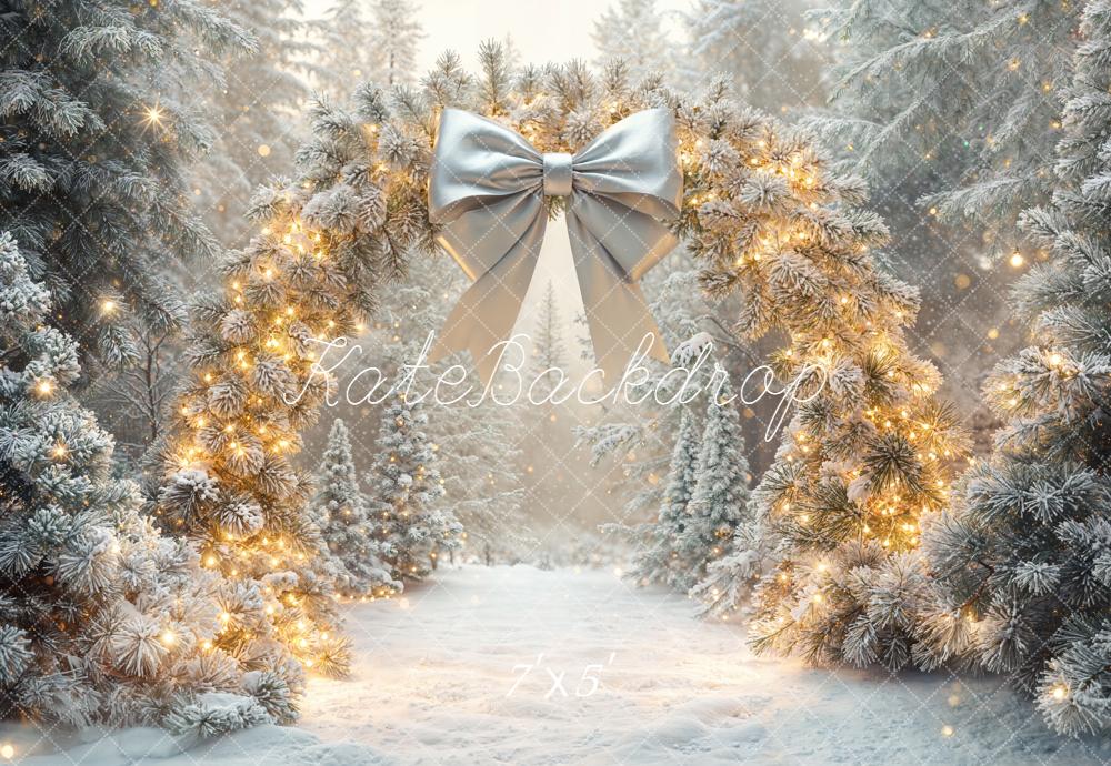 Kate Hiver Arche Guirlande Lumineuse Toile de fond conçue par Emetselch - Kate Backdrop FR