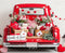Kate Saint Valentin Camion Coeurs Toile de fond en Polar conçue par Patty Roberts