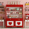 Kate La Saint Valentin Cuisine Pâtisserie Rouge Toile de fond conçue par Emetselch - Kate Backdrop FR