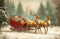 Kate Noël Rennes Traîneau Forêt Toile de fond en Laine conçue par Emetselch - Kate Backdrop FR