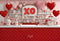 Kate La Saint Valentin Douceurs Cœurs Ballons Rouge Toile de fond conçue par Emetselch - Kate Backdrop FR