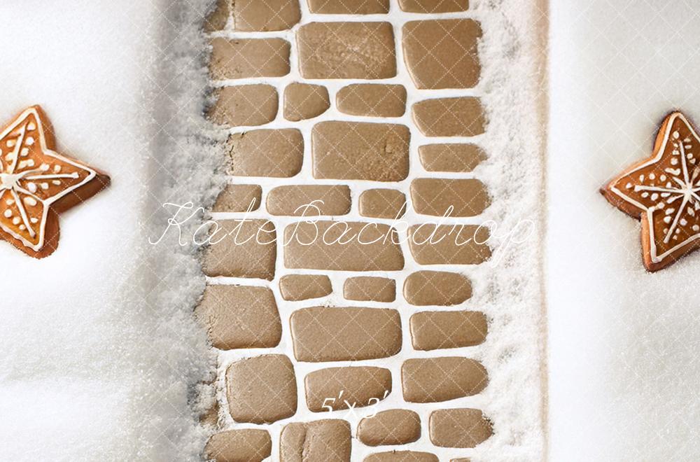 Kate Noël Chemin Étoile Neige Sol Toile de fond conçue par Mandy Ringe