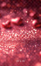 Kate Sweep Mur-à-Sol Saint Valentin Paillettes Rose Toile de fond conçue par Emetselch