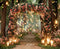 Kate Saint Valentin Fleurs Lumières Toile de fond en Laine conçue par Emetselch