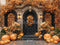 Kate Halloween Citrouilles Porte Feuilles Toile de fond conçue par Emetselch - Kate Backdrop FR
