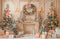 Kate Noël Sapins Cheminée Cadeaux Toile de fond en Laine conçue par Emetselch - Kate Backdrop FR