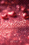 Kate Saint Valentin Paillettes Rose Toile de fond en Laine conçue par Emetselch