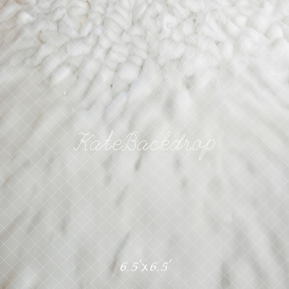 Kate Hiver Neige Blanche Sol Toile de fond conçue par Emetselch - Kate Backdrop FR