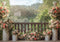 Kate Mariage Balcon Fleurs Romantiques Toile de fond conçue par Mini MakeBelieve - Kate Backdrop FR