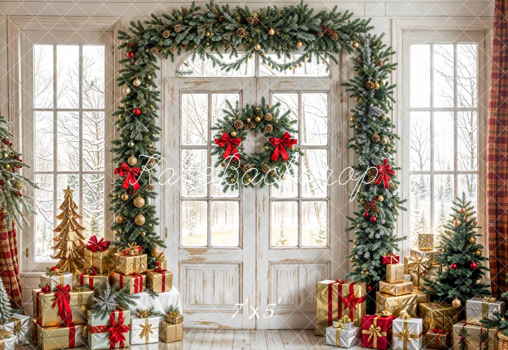 Kate Noël Guirlande Cadeaux Porte Toile de fond conçue par Emetselch - Kate Backdrop FR