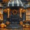 Kate Halloween Citrouilles Façade Automne Toile de fond conçue par Emetselch - Kate Backdrop FR
