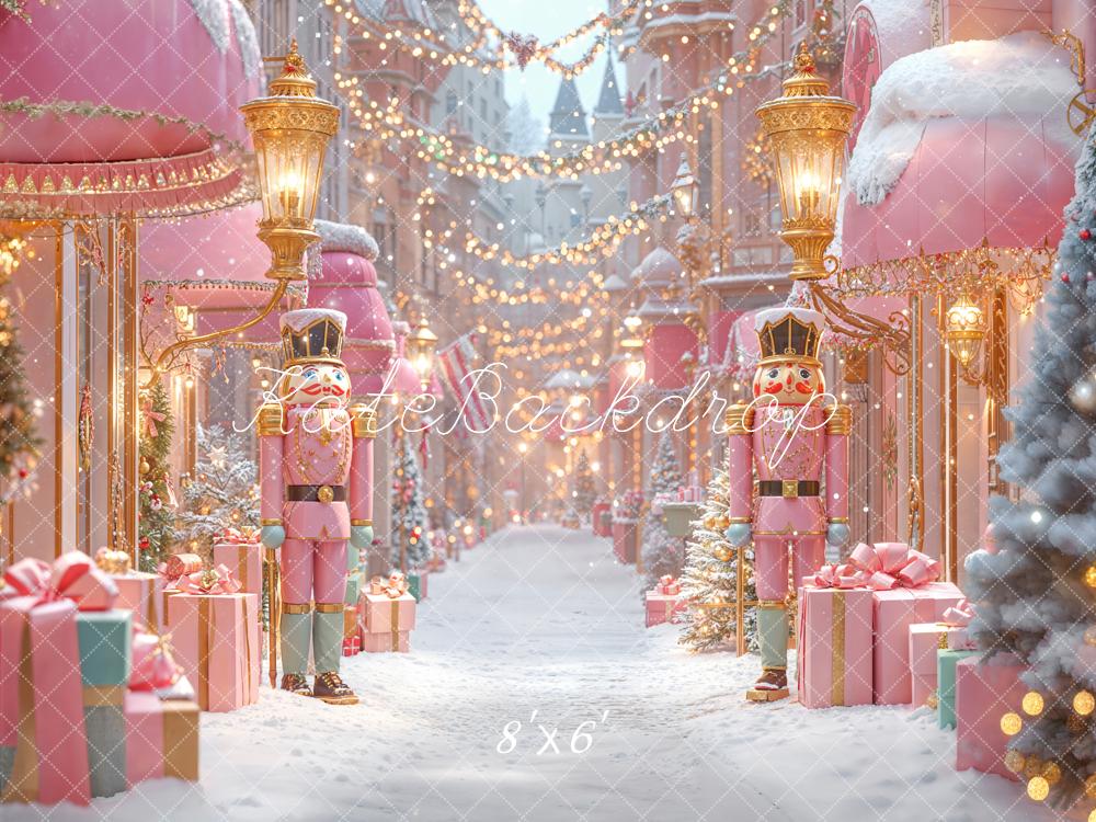 Kate Noël Casse-Noisette Cadeaux Toile de fond en Laine conçue par Emetselch - Kate Backdrop FR