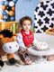 Kate Anniversaire Cow-boy Bottes Ballons Bleu Toile de fond conçu par Ashley Paul