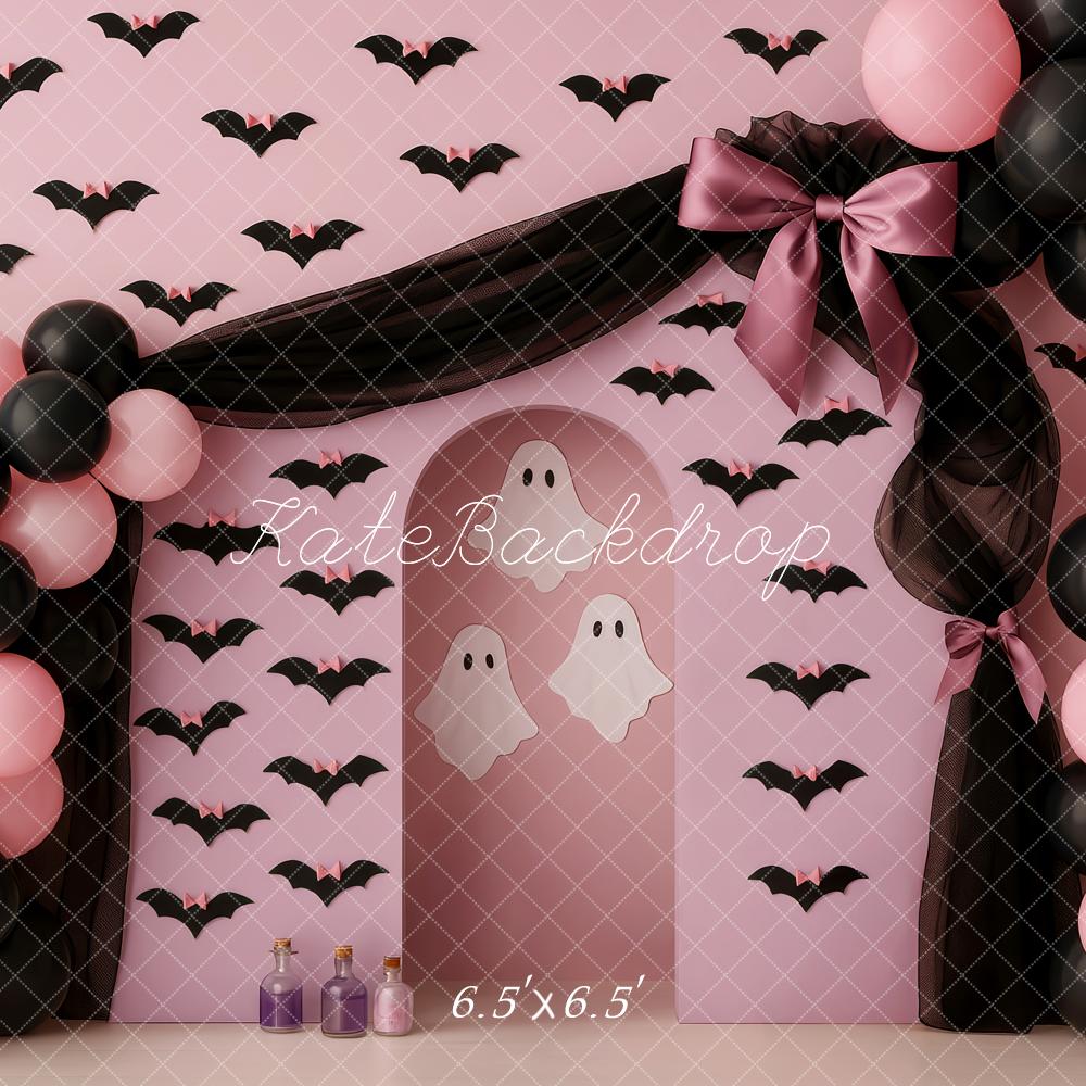 Kate Halloween Ballons Chauves-Souris Toile de fond conçue par Patty Roberts